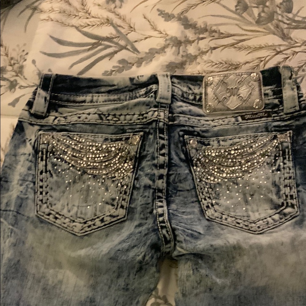 Miss Me Blue Boot Cut Jeans Classic Denim